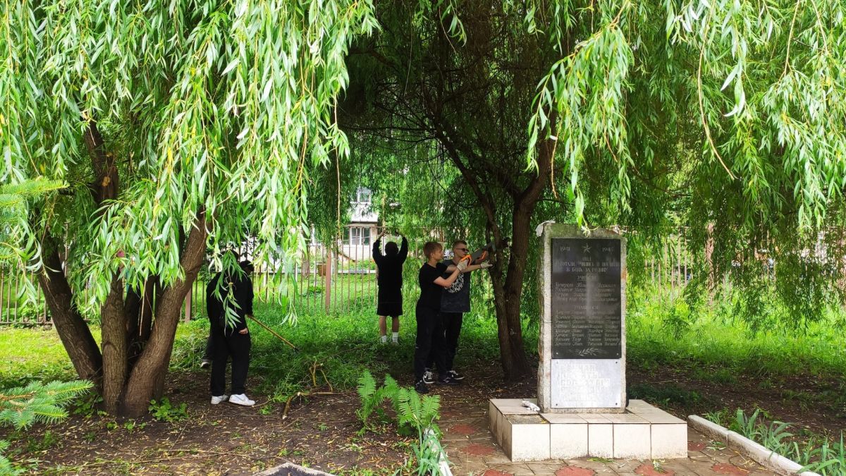 Богородицкая школа №2 присоединилась к всероссийской акции «Обелиск»