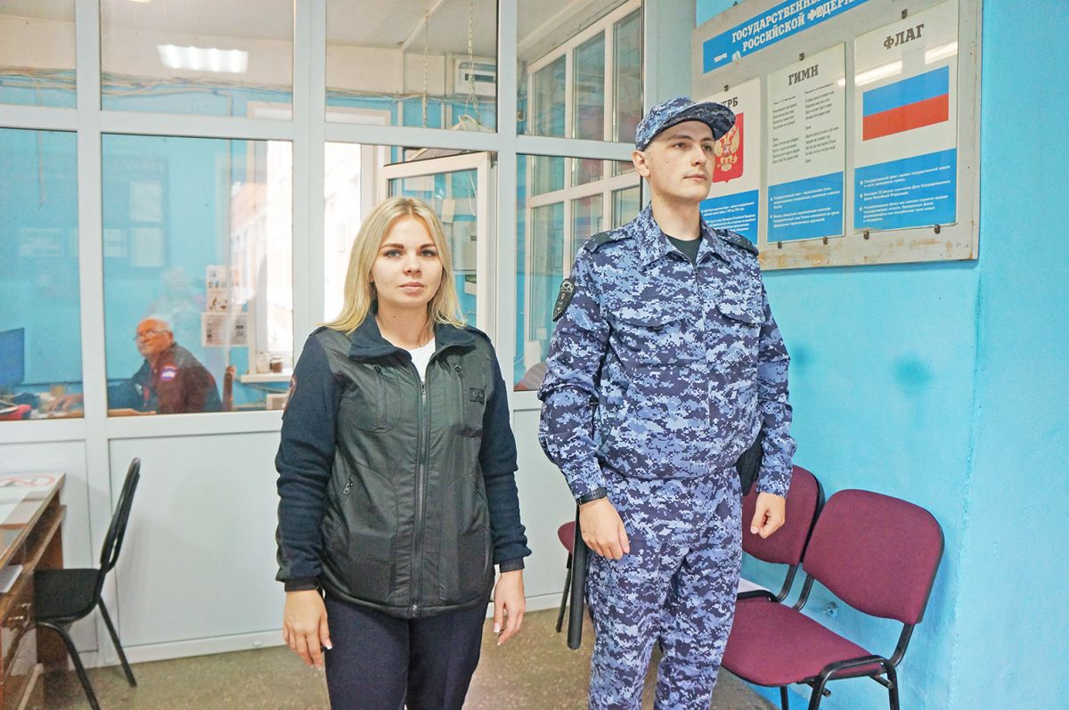 Правопорядок на участках обеспечивают сотрудники силовых структур