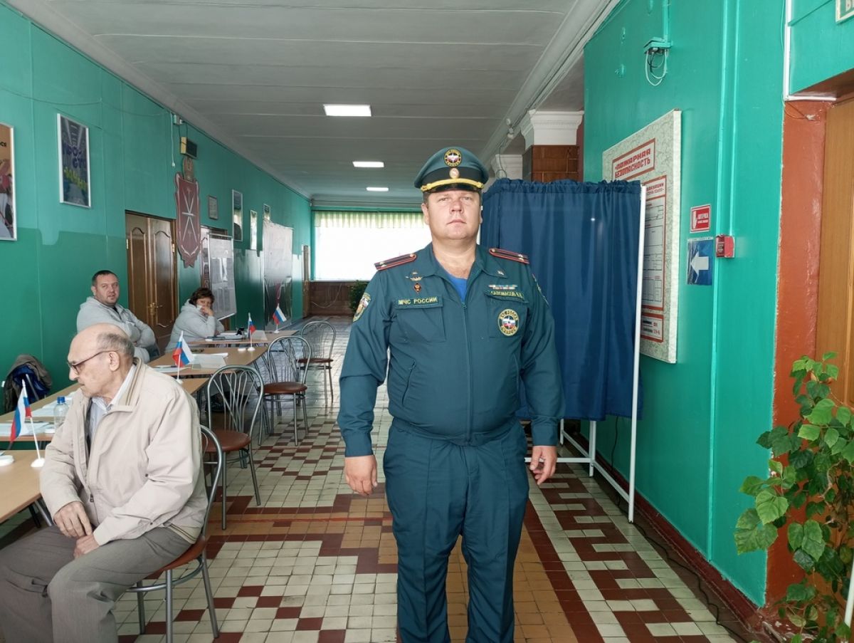 Богородицкие спасатели несли дежурство в дни выборов в двух районах