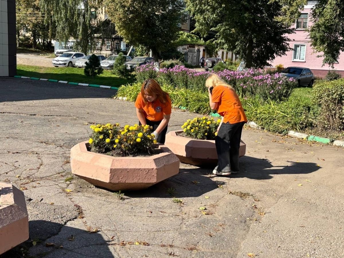 Богородицке волонтеры уделяют внимание чистоте города
