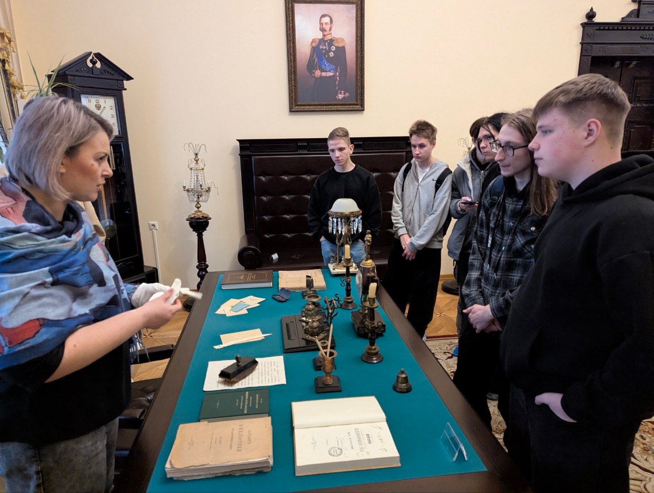 Студенты политехнического колледжа посетили музейную экспозицию на станции Жданка Студенты политехнического колледжа посетили музейную экспозицию на станции Жданка