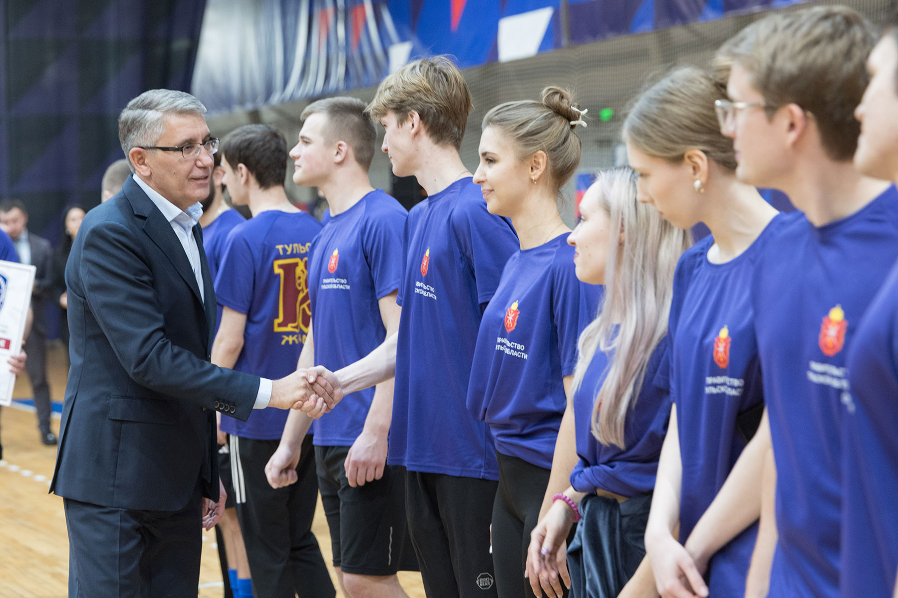 Дмитрий Миляев наградил победителей студенческой спартакиады «Вместе сильнее - 2025!»
