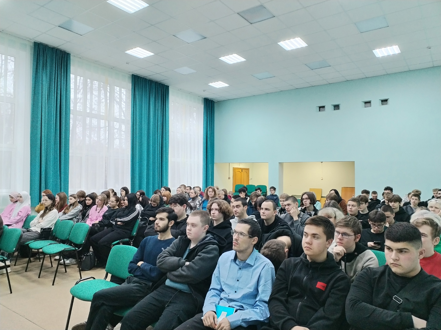 Богородицкие студенты проводили Год защитника Отечества Богородицкие студенты проводили Год защитника Отечества