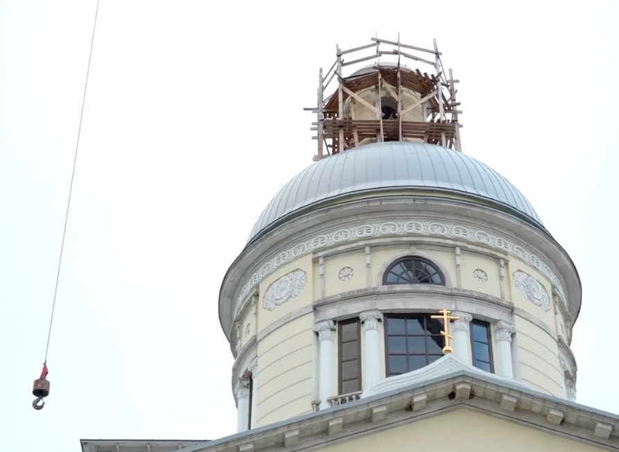 В Епифани завершено восстановление купола Никольского храма, пострадавшего от атаки БПЛА