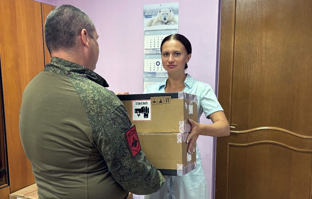Дарья Герасимова передала дополнительную помощь бойцам Дарья Герасимова передала дополнительную помощь бойцам