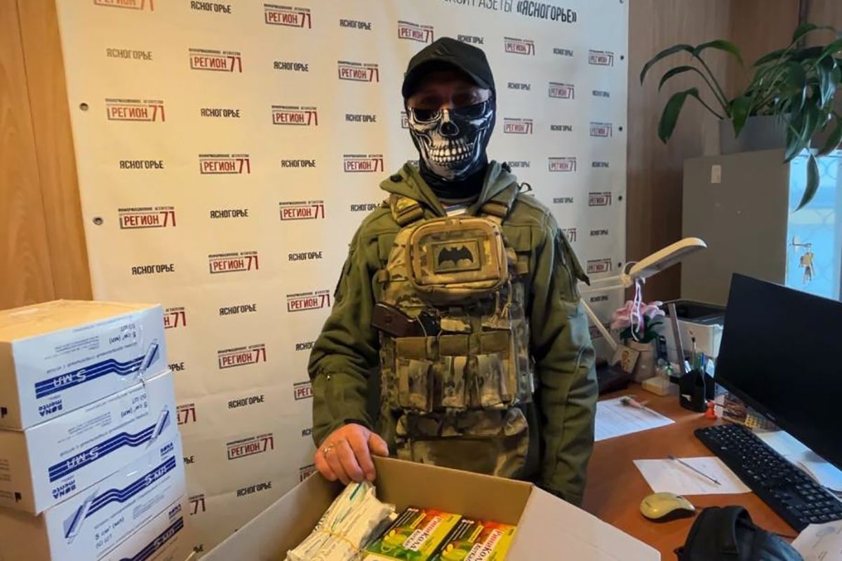 Боец поблагодарил ясногорских волонтеров за внимание и заботу Боец поблагодарил ясногорских волонтеров за внимание и заботу