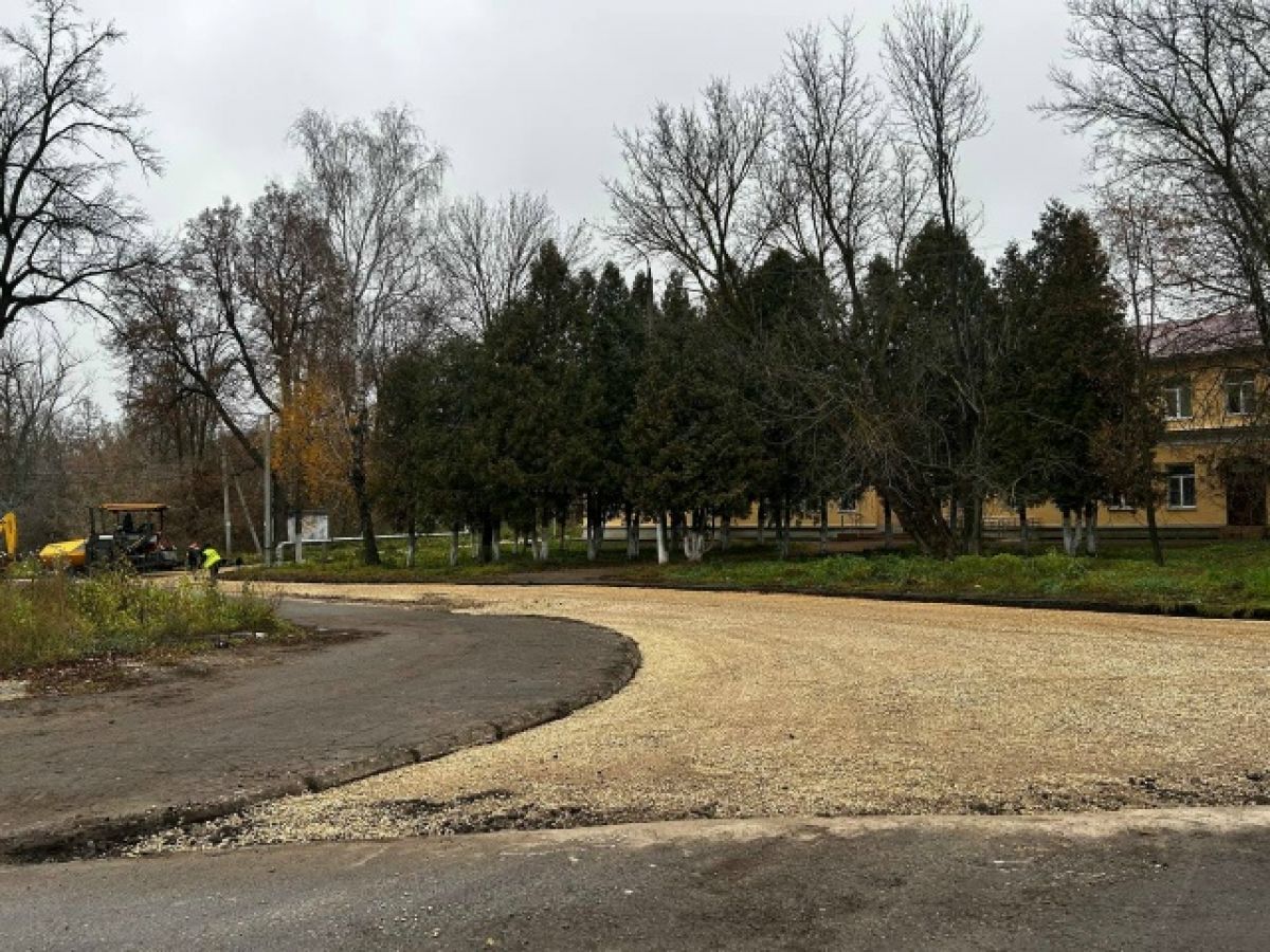 Ремонт дорог в Донском продолжается Ремонт дорог в Донском продолжается