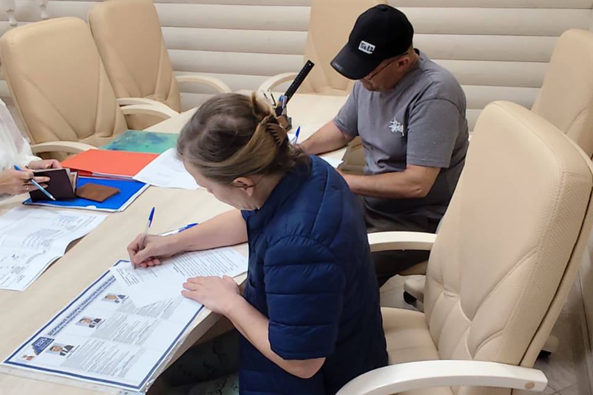 Жители Курской области, находящиеся в Донском, приняли участие в выборах губернатора своего региона Жители Курской области, находящиеся в Донском, приняли участие в выборах губернатора своего региона