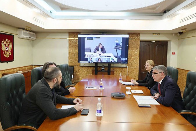 Дмитрий Миляев провел в Москве рабочую встречу с замминистра природных ресурсов и экологии РФ