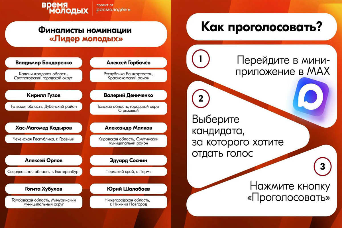Выбираем «Лидера молодых», «Молодёжную столицу России» и «Город молодёжи» Выбираем «Лидера молодых», «Молодёжную столицу России» и «Город молодёжи»