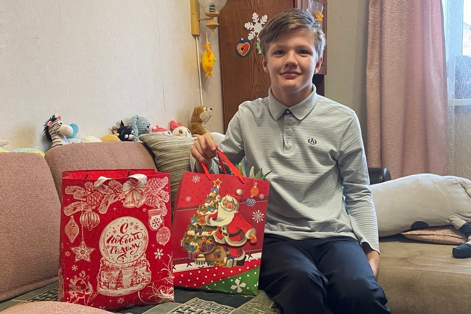 Тимофей из Донского получил подарок благодаря акции «Ёлка желаний»