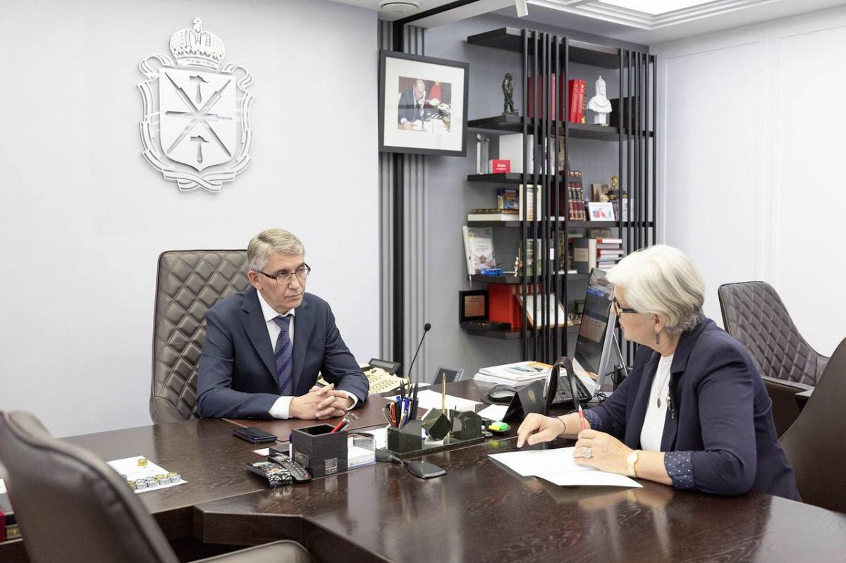 Дмитрий Миляев встретился с Татьяной Рыбкиной Дмитрий Миляев встретился с Татьяной Рыбкиной