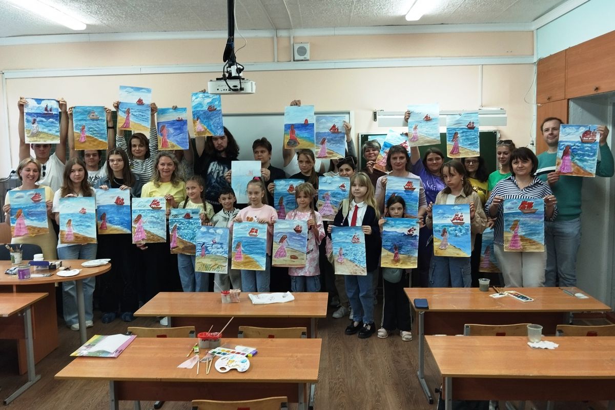 Донские школьники нарисовали Ассоль Донские школьники нарисовали Ассоль