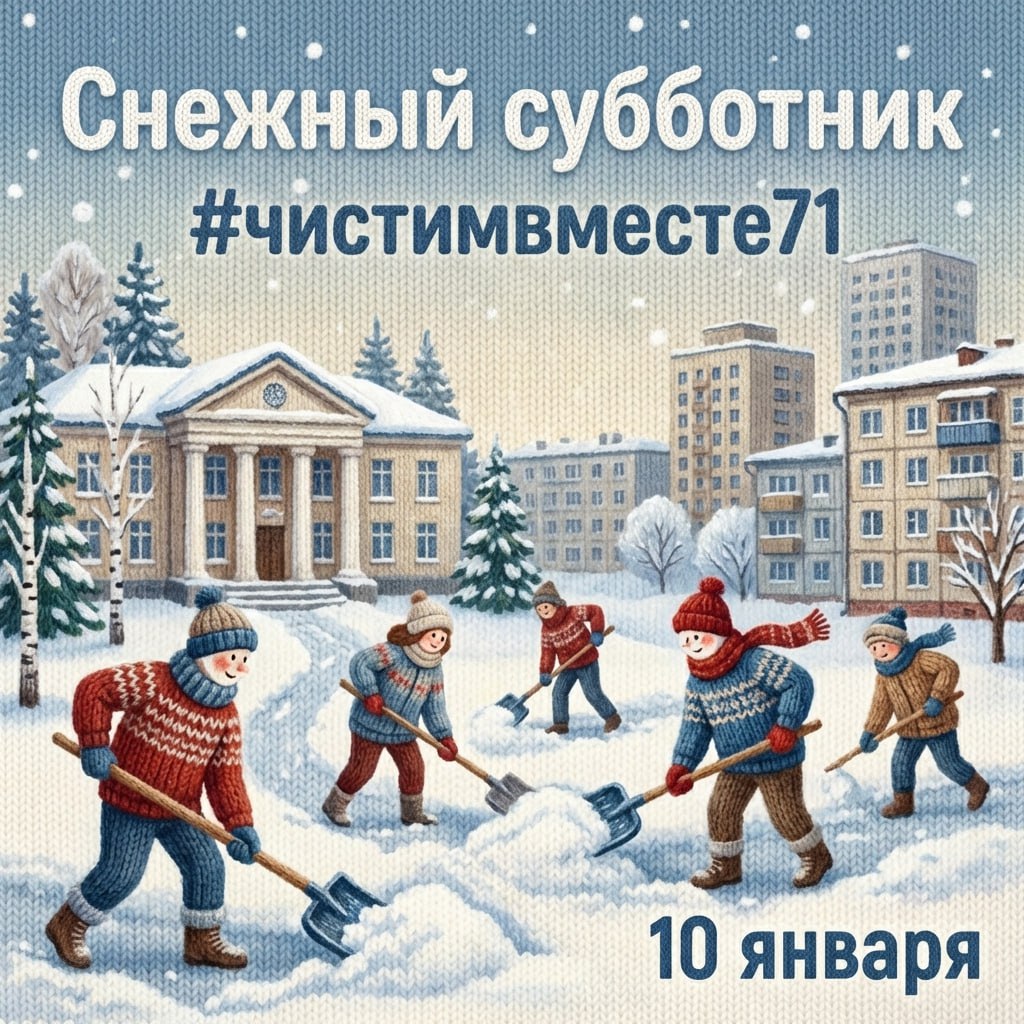Вместе справимся со стихией: 10 января выходим на «снежный субботник»