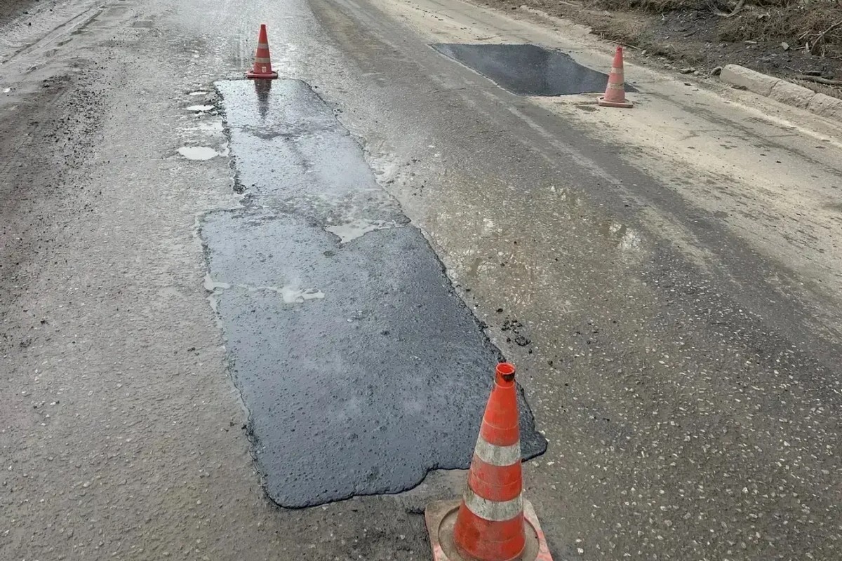 В Донском завершается ямочный ремонт дорог