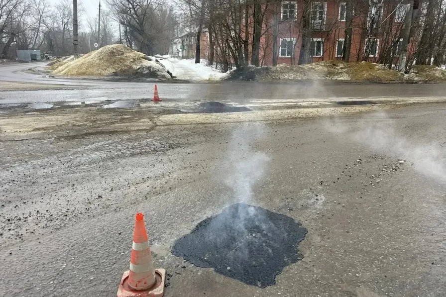 В Донском завершили ямочный ремонт дорог