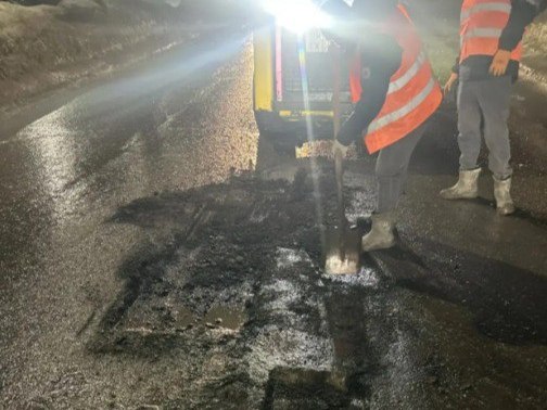 В Донском начался ремонт дорог В Донском начался ремонт дорог