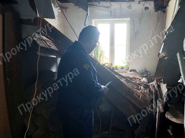 В Алексине обрушилось перекрытие многоквартирного дома