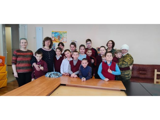 Председатели КТОСов провели в Донской школе № 1 мастер-класс «Солдат»