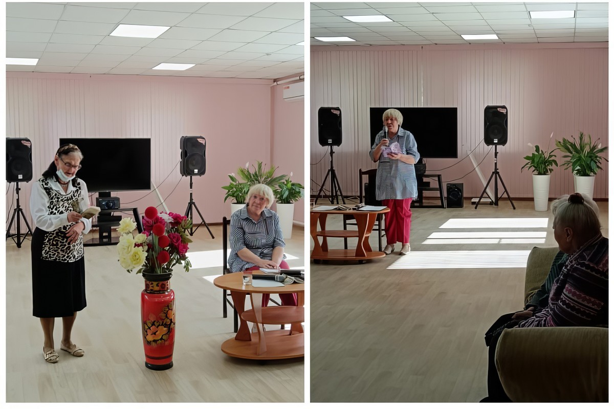 В гости к дончанам преклонного возраста пришла поэтесса Галина Лялина В гости к дончанам преклонного возраста пришла поэтесса Галина Лялина