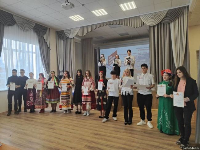 Донской политех занял 2 место на областном фестивале национальных культур