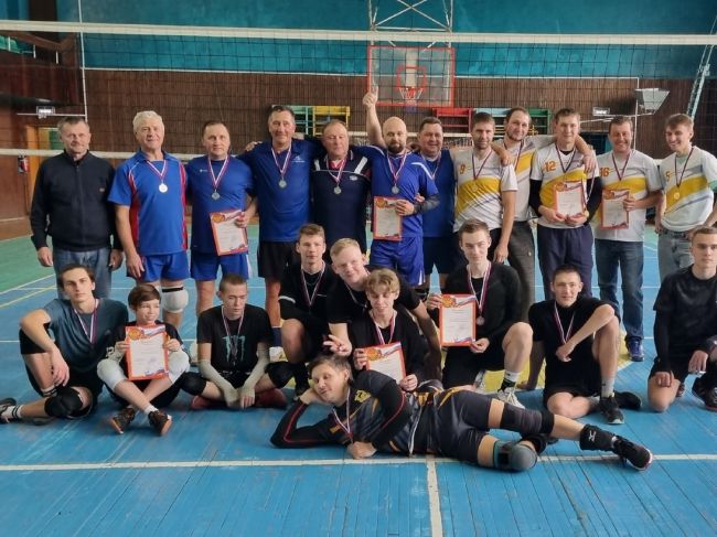 В Донском соревновались мужские команды по волейболу