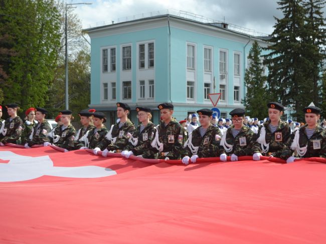 В Донском прошел патриотический марафон «Равнение на Знамя Победы»