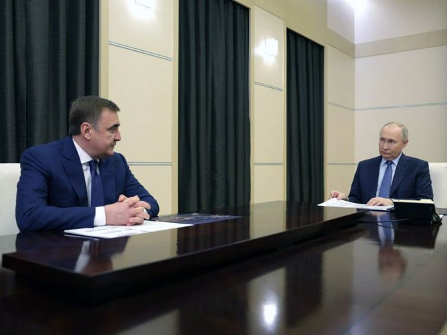 Алексей Дюмин побывал на встрече с президентом Владимиром Путиным