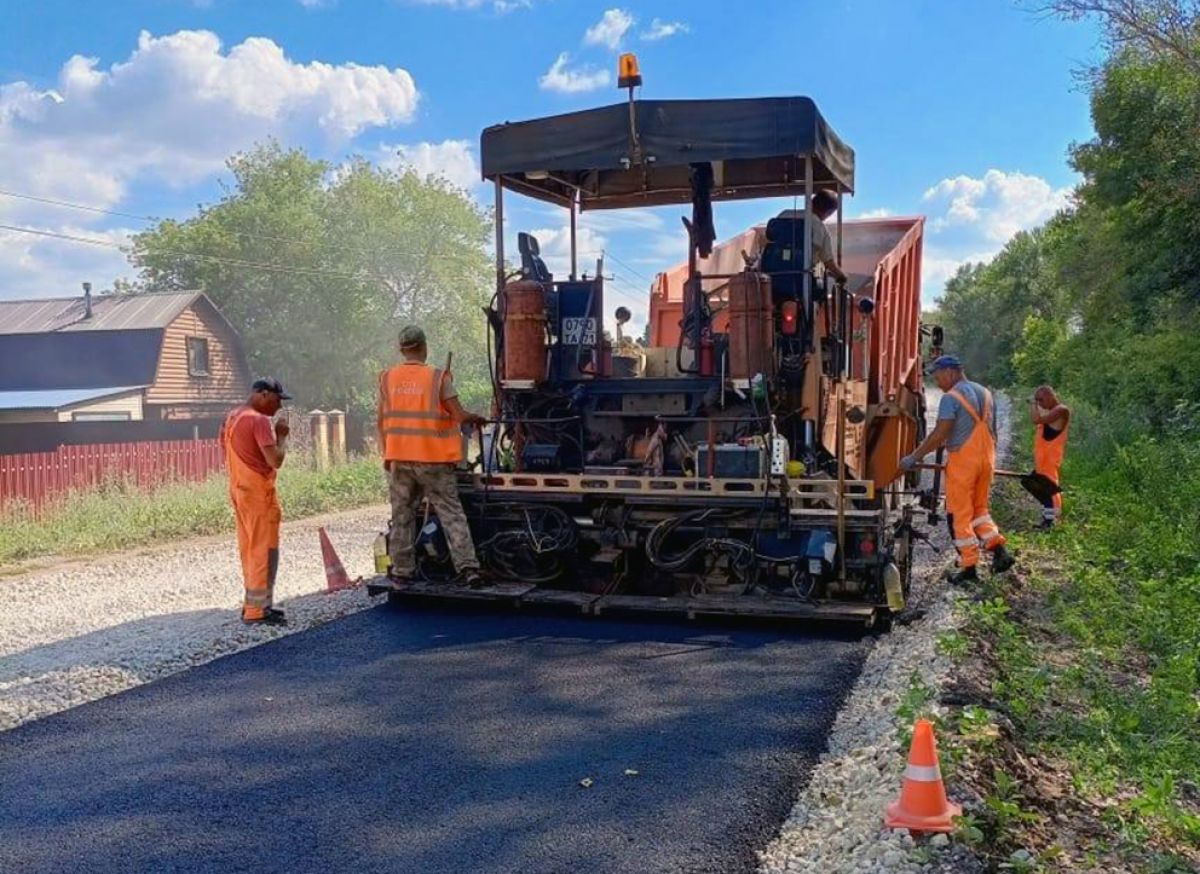 Для ремонта дорог в Тульской области используются современные технологии и материалы