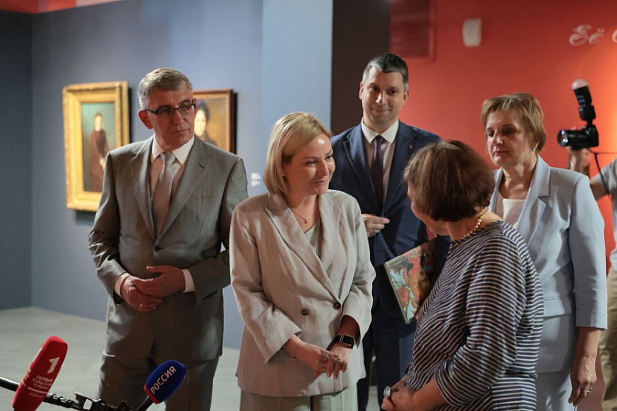 Дмитрий Миляев и Ольга Любимова осмотрели культурные объекты в Туле Дмитрий Миляев и Ольга Любимова осмотрели культурные объекты в Туле