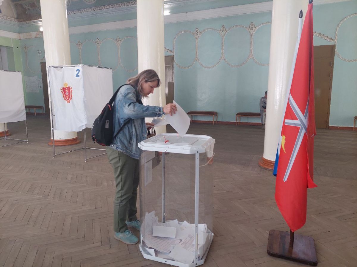 В Тульской области явка избирателей по состоянию на 12.00 8 сентября составила  40,19 %