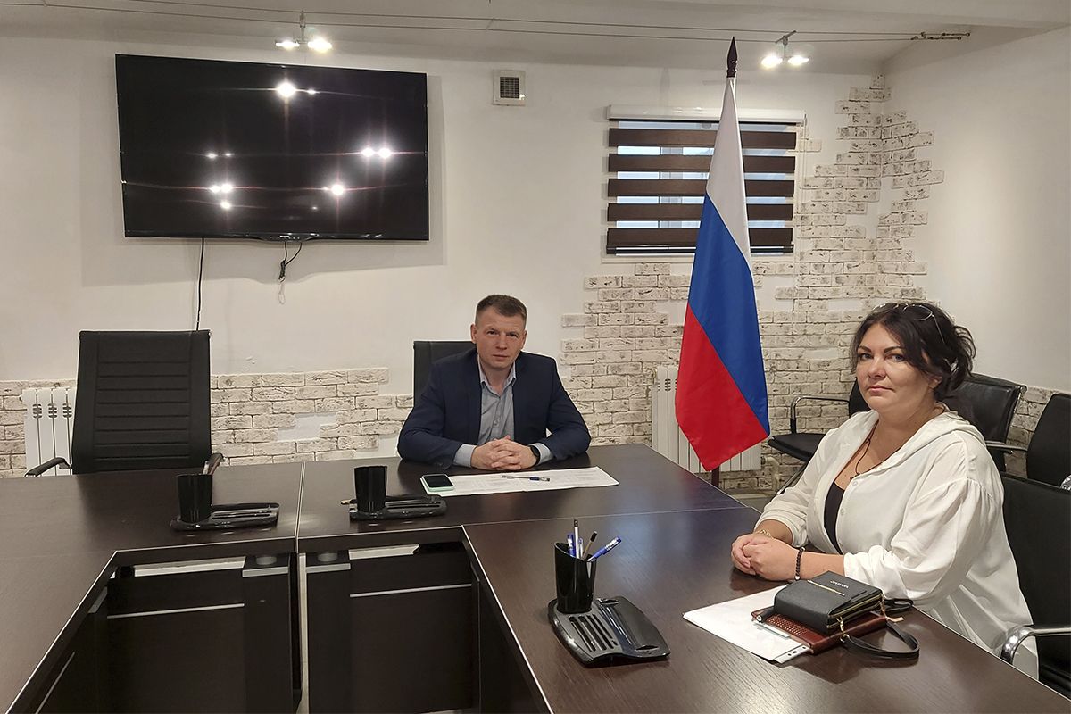 Александр Головин встретился с директором АНО «Вместе» Еленой Рябищук