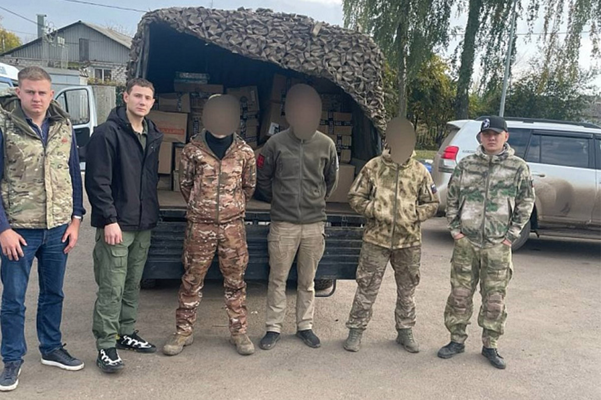 Молодежный парламент передал военнослужащим гуманитарный груз
