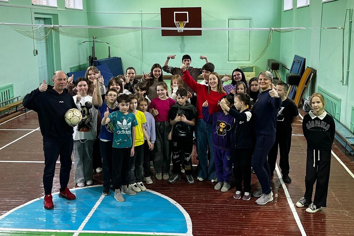 В Новопавшинской школе состоялся спортивный праздник с участием родителей