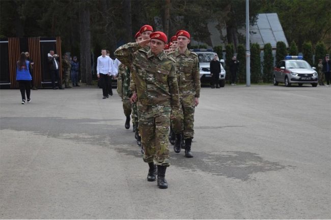 Дубенские юнармейцы защищают честь района в Алексине