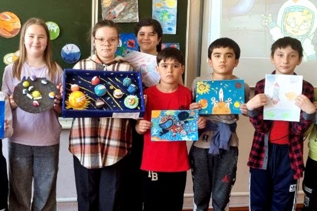 В Опоченском центре образования отпраздновали День космонавтики
