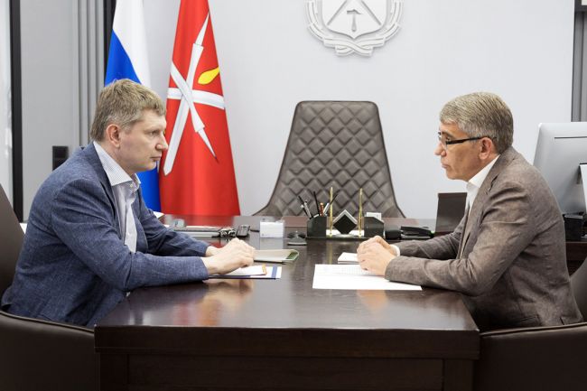 Дмитрий Миляев провел рабочую встречу с Министром экономического развития РФ Максимом Решетниковым
