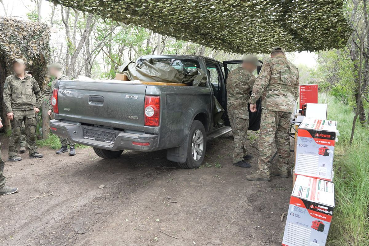 Тулякам-участникам специальной военной операции доставили очередную партию гуманитарной помощи