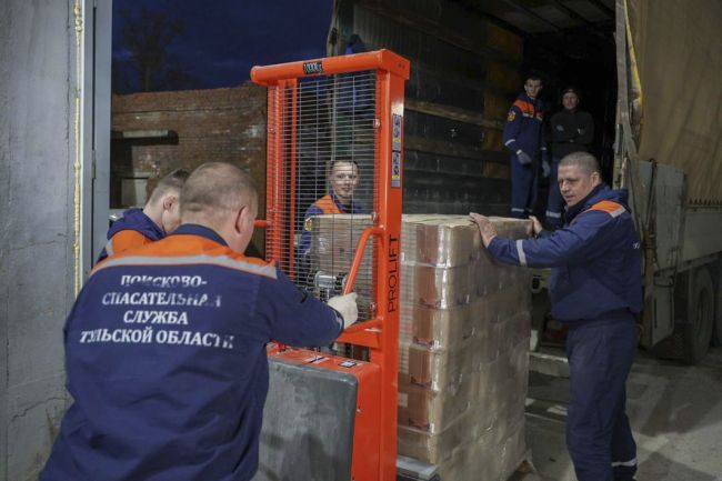 Туляки в Оренбургскую область отправили гуманитарную помощь