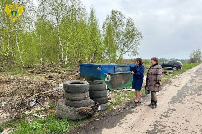 В Щекинском районе обнаружена несанкционированная свалка