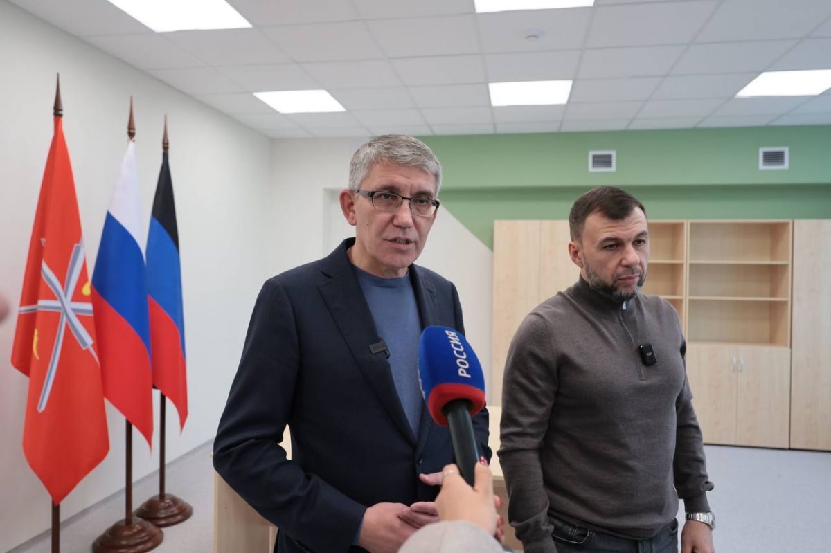 Дмитрий Миляев: Продолжаем помогать восстанавливать город Мариуполь