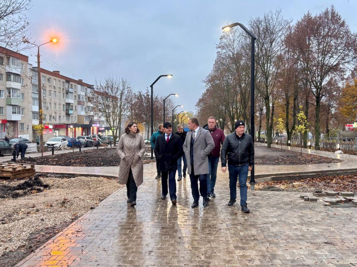 В Тульской области завершается благоустройство общественных пространств
