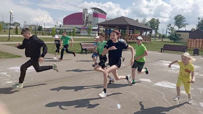 В парке имени И.А. Бунина в Ефремове состоялся яркий и весёлый праздник «Спортивный марафон»