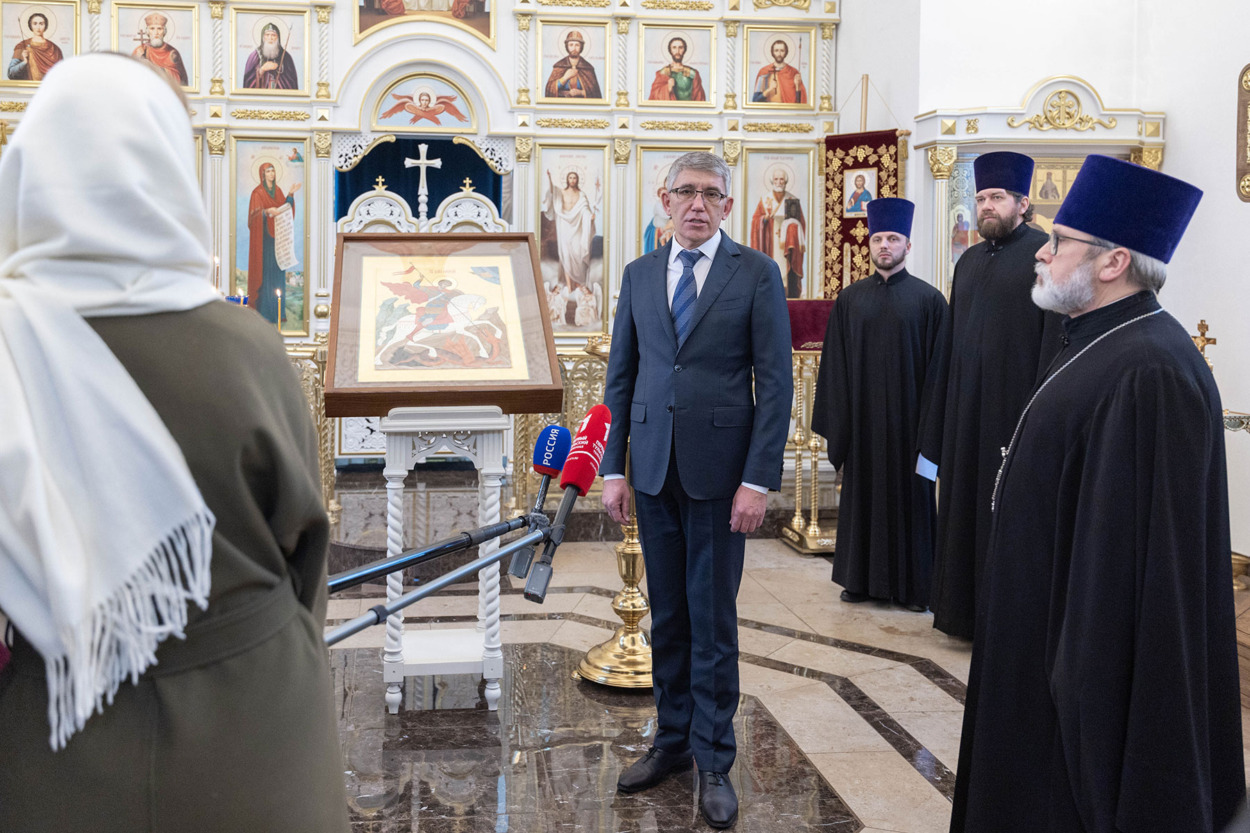 В День Героев Отечества Дмитрий Миляев посетил храм в Туле В День Героев Отечества Дмитрий Миляев посетил храм в Туле