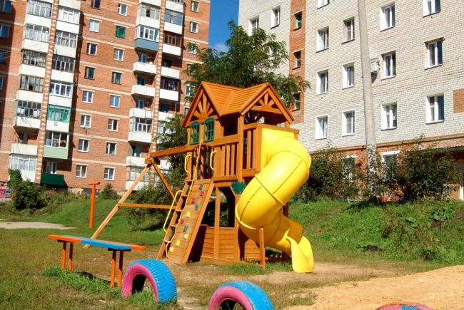 На обустройство детских площадок в Тульской области будет направлено 100 миллионов рублей