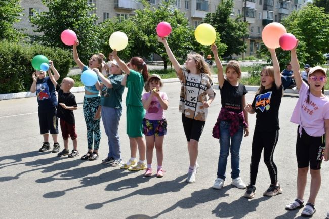 В Ефремовском районе продолжается «Лето во дворах»