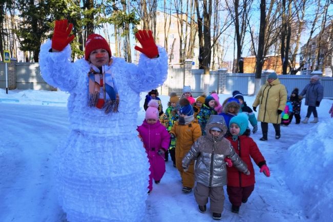 Зима зимние развлечения