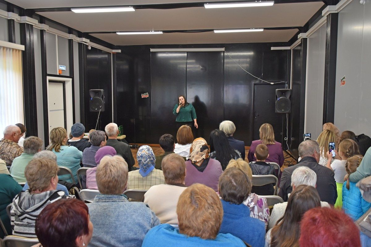 В новом модульном доме культуры в Белевском районе проходят мероприятия