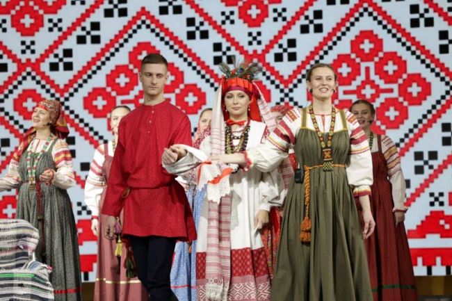 Традиционную тульскую свадьбу увидели посетители Международной выставки-форума «Россия»