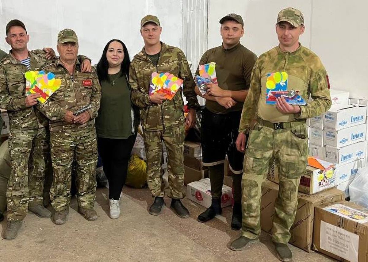 Многодетные мамы из Щекинского района помогают защитникам Отечества